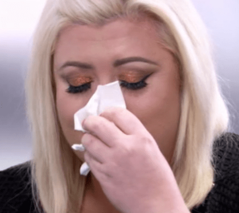  Gemma Collins broke down in tears when a fertility specialist told her she had a low egg count on Wednesday night's The Only Way Is Essex