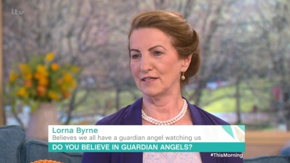  Lorna Byrne says she can see guardian angels and has sat on God's lap