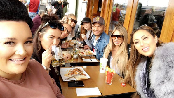  Holly Hagan's fans think she's hinting about a return to the Geordie Shore after hanging out with her old castmates