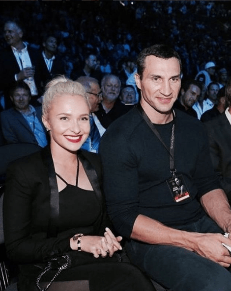  Klitschko with girlfriend Hayden Pannetiere