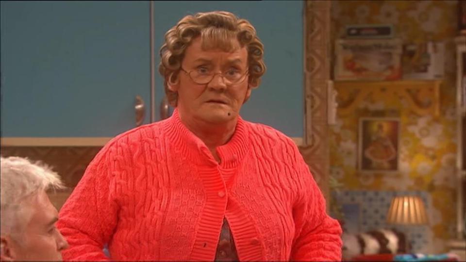  Mrs Brown herself looked shocked by Holly's vocabulary choice