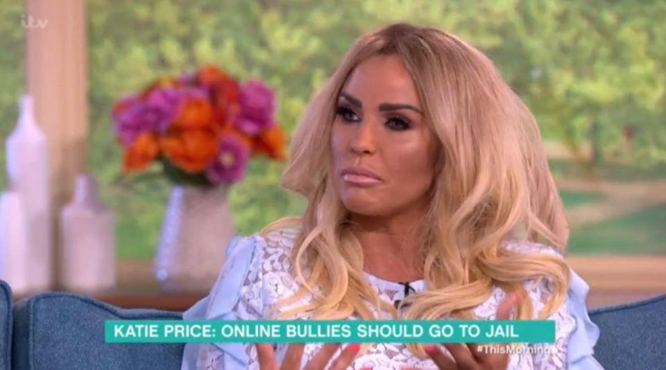  Katie Price dropped the N-word on This Morning