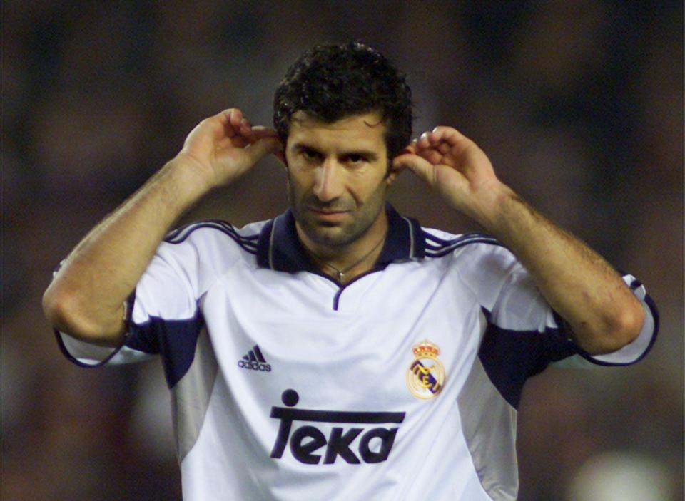  Luis Figo became world's most-expensive signing with Real Madrid move