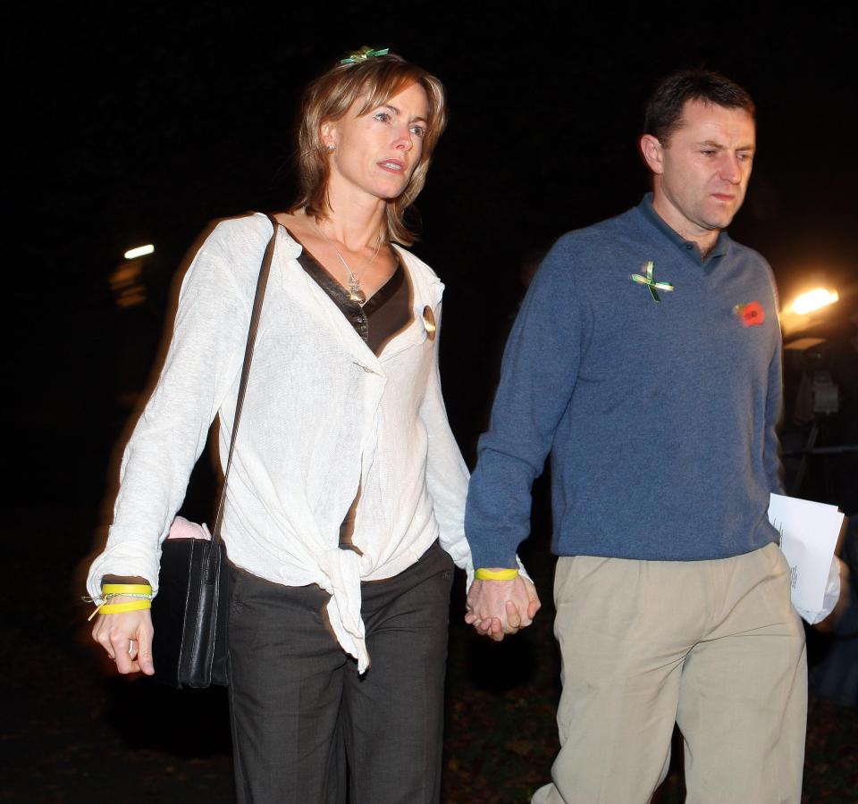  Kate and Gerry McCann have vowed to "never give up" hope of finding their daughter