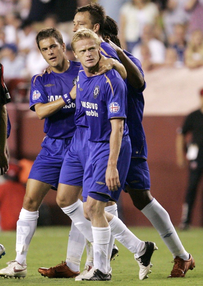 Irish star Damien Duff ended up staying at Chelsea for three seasons