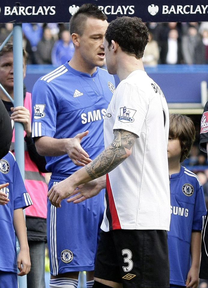 Wayne Bridge is sad that a refused handshake with John Terry after a very public fallout is still remembered to this day