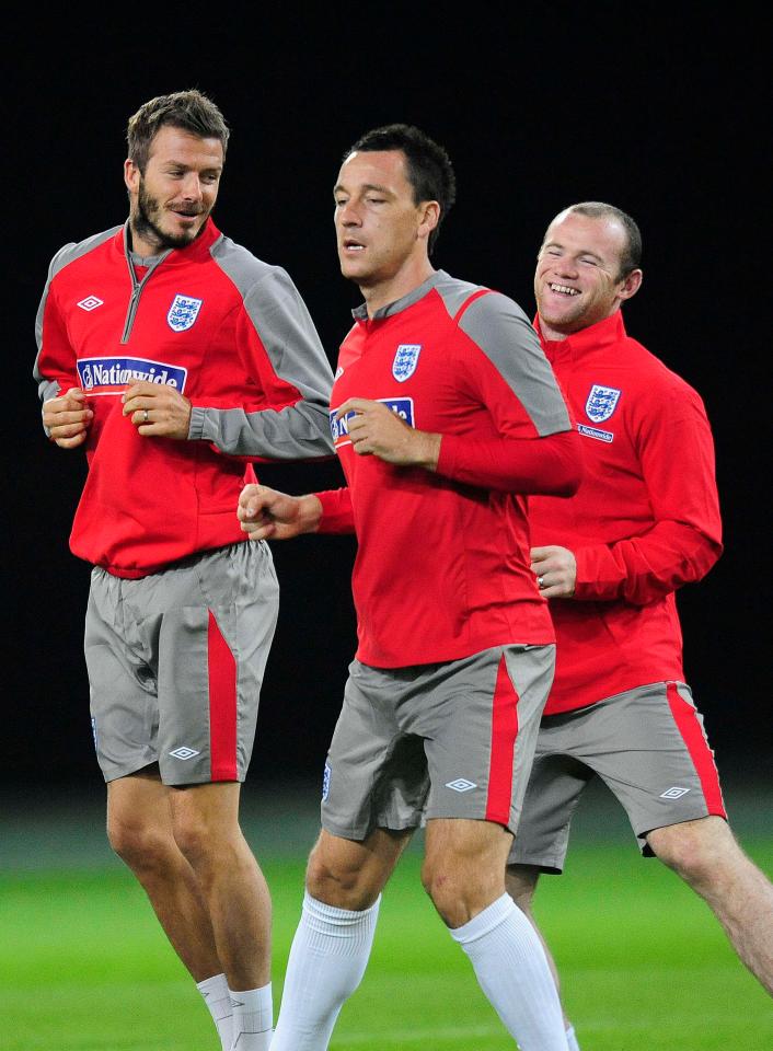  Terry was always a natural leader around the England squad even when he lacked the armband