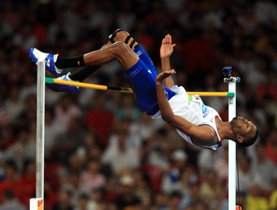 Germaine Mason in action on the way to a silver medal at the 2008 Olympics in Beijing