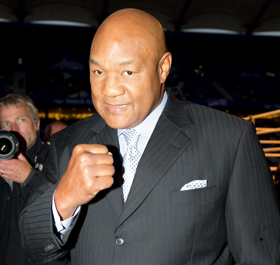 George Foreman fought until 48 but is going for the younger Joshua