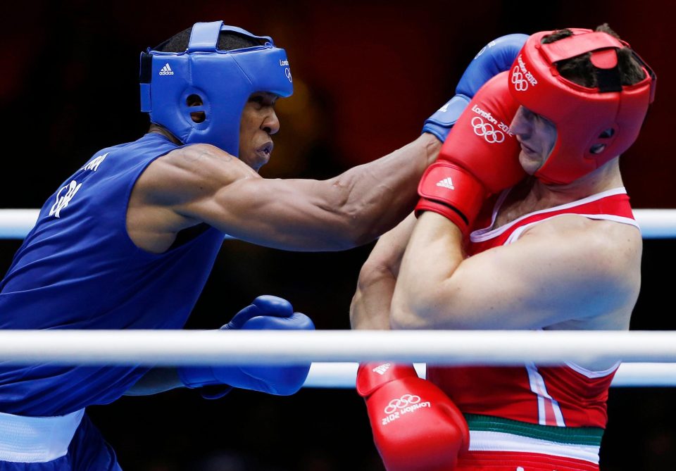 Anthony Joshua beat Italian Roberto Cammarelle in the super-heavyweight final of the 2012 Olympics