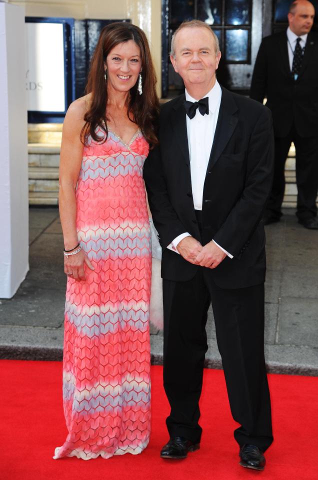  Ian with wife Victoria Hislop, who is an author