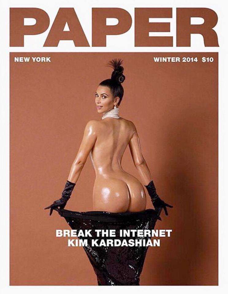  Kim K's bum was propelled into the stratosphere by this sexy pic