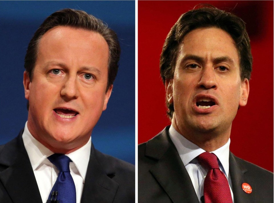 Dodgy opinion polls showed the race between David Cameron and Labour leader Ed Miliband was neck and neck