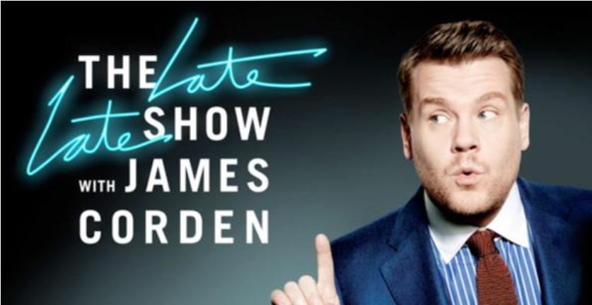  James quit the UK two years ago to start The Late Late Show