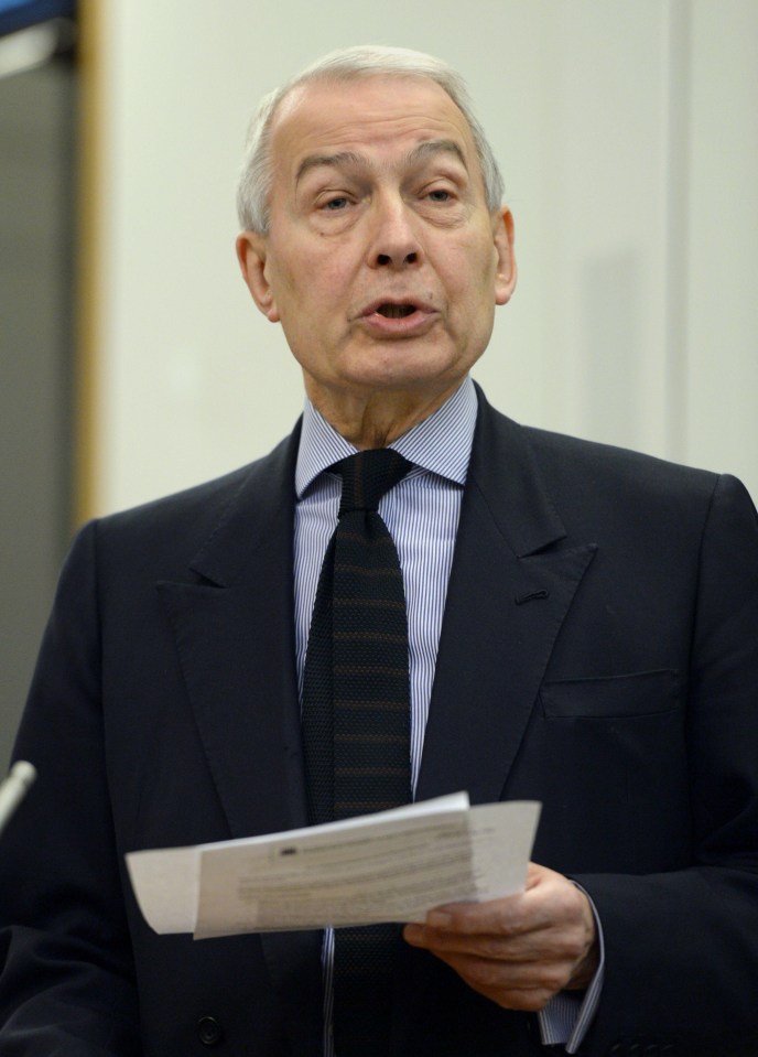 However, Labour MP Frank Field blasted the deal as ‘inadequate’ and called for the inquiry to be re-opened