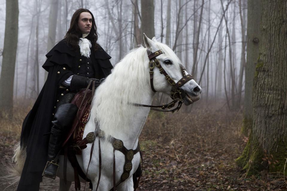  George Blagden plays the debauched king in the popular BBC Two drama