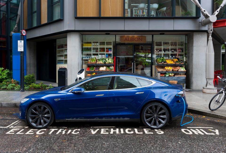 The European Commission suggests the maximum ratio of charging points to electric cars is one in 10 - already Britain is at one in seven. 