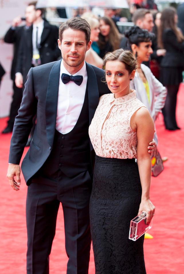  Proud Jamie posed for pictures with Louise at an awards bash in London in 2013