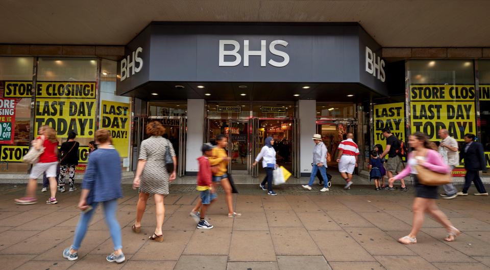  BHS closed last year, putting 11,000 out of work