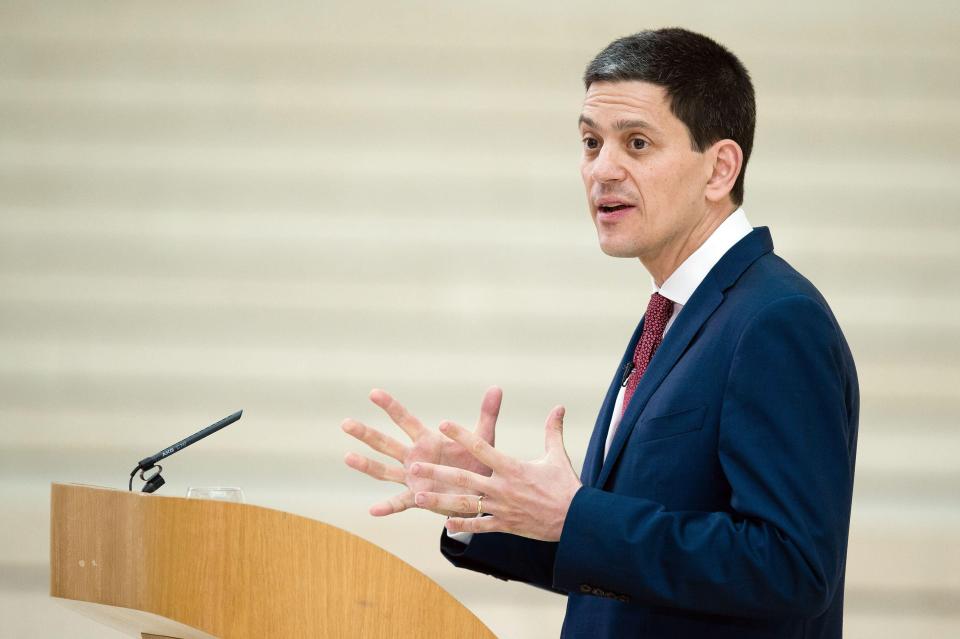  Former Cabinet Minister David Miliband said he "grieves" for Labour