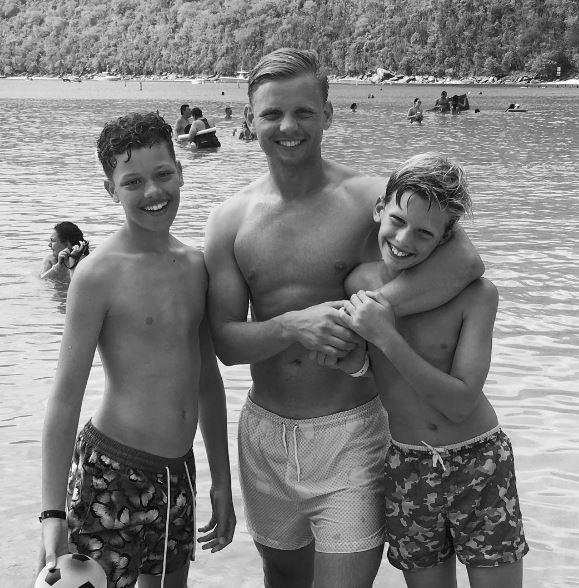  The devoted dad, pictured here with Freddy and Bobby, is trying to raise awareness about the link between HPV and male cancers