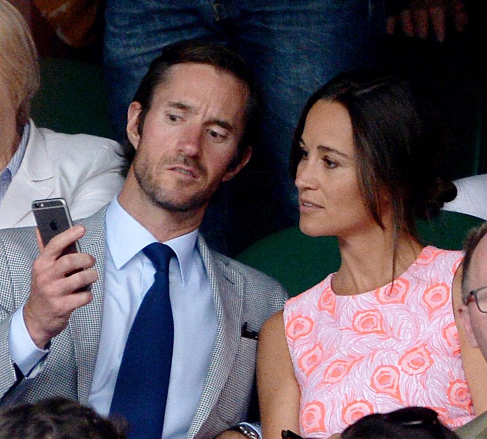  James and Pippa spotted in the crowd at Wimbledon last year