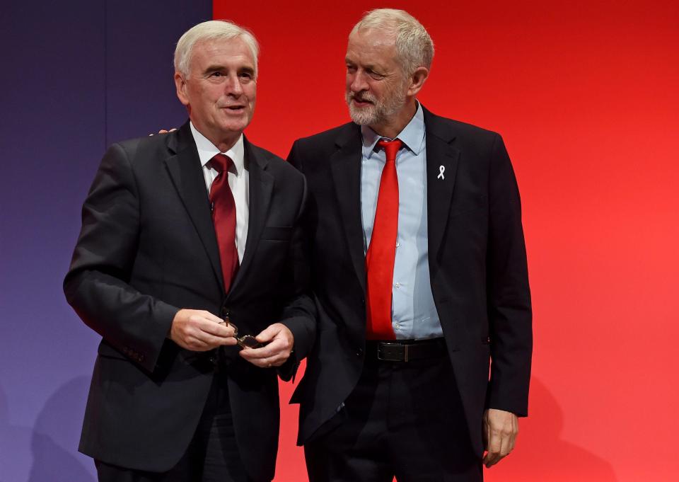 John McDonnell and Corbyn