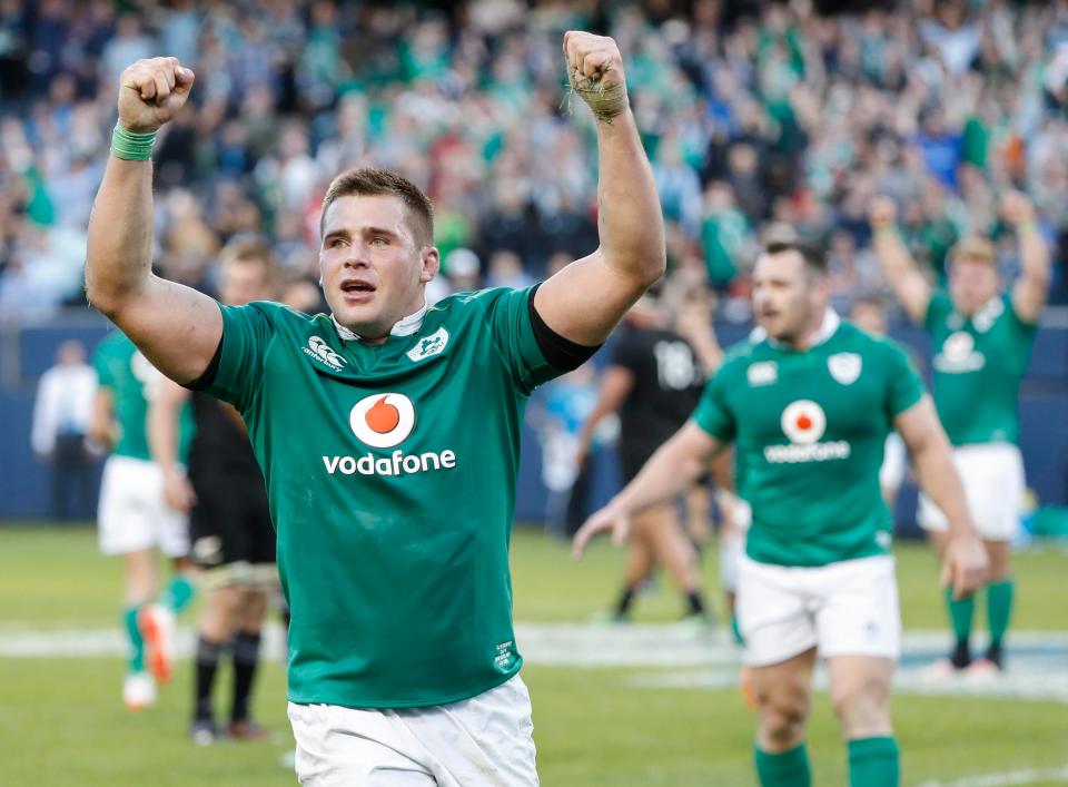  Ireland stormed to a 40-29 victory in the USA to beat New Zealand