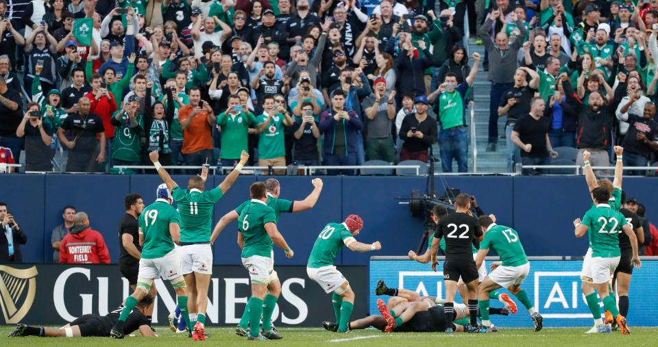  Ireland beat New Zealand for the first time in 2016 after 18 failed attempts