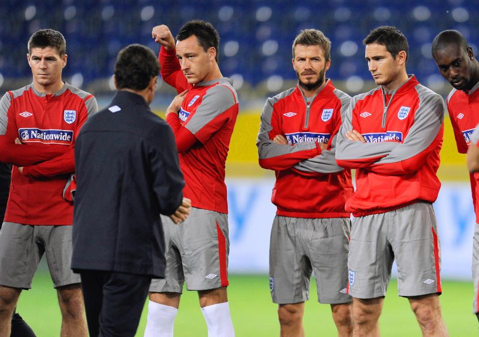  Frank Lampard and Terry forged a formidable team at Chelsea but not with England