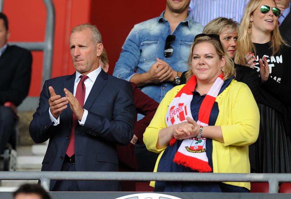  Southampton chairman Ralph Krueger and current owner Katharina Liebherr