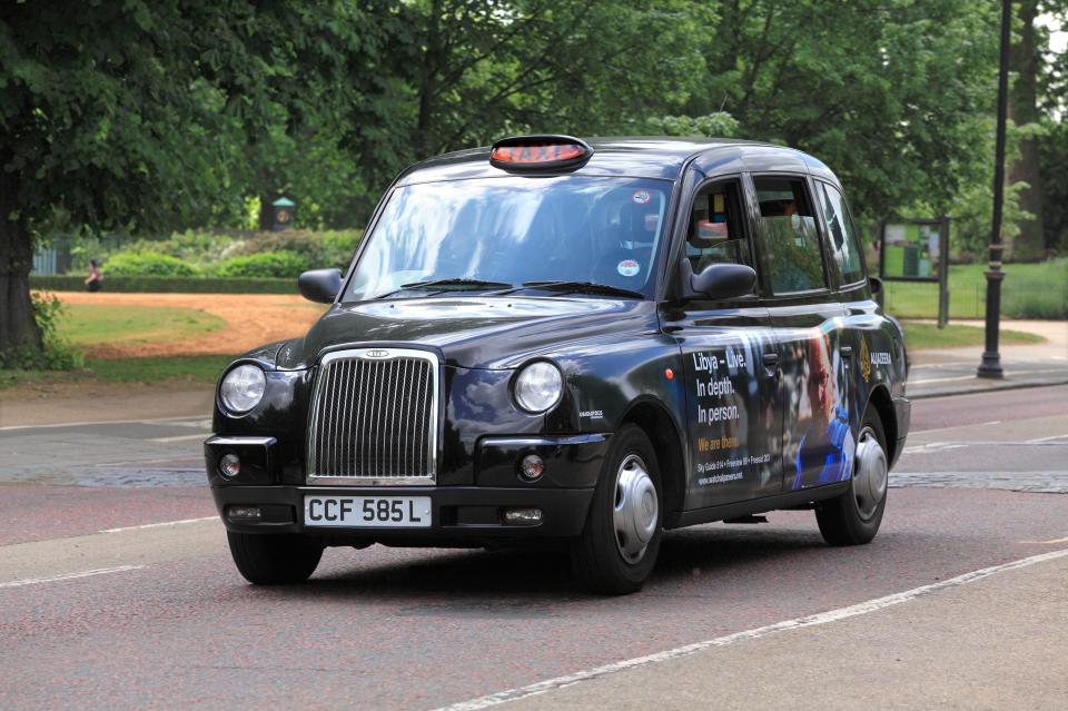  The diesel model of the black cab will soon be replaced by electric cars