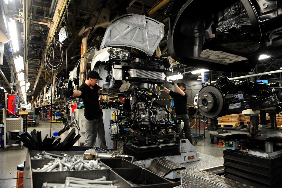 As much as 80 per cent of all parts used in UK car manufacturing are imported from overseas