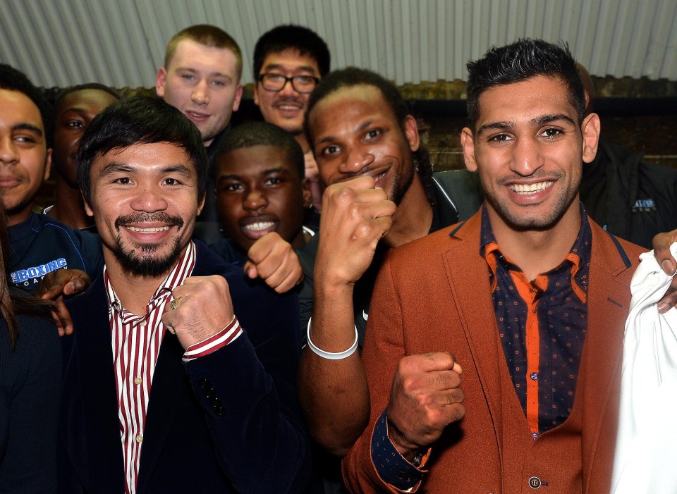 Manny Pacquiao has long-been tipped to face Amir Khan and the pair could still square up in November