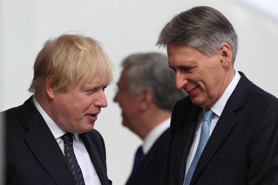  Philip Hammond has defended Boris Johnson after the G7 summit