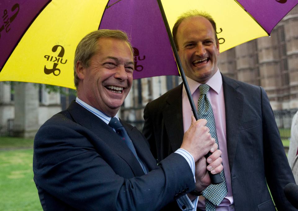  Mr Carswell had a long and very public feud with ex-Ukip leader Nigel Farage