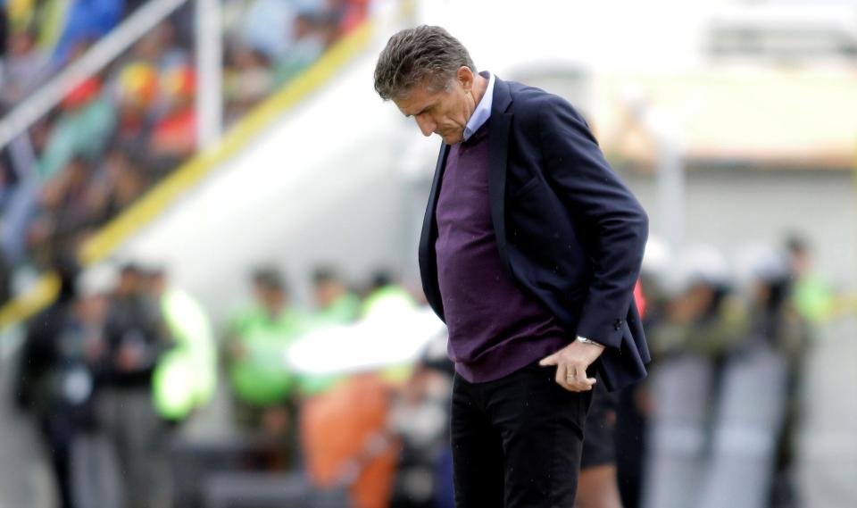  Bauza won just three of eight games, leaving Argentina's 2018 World Cup place in doubt