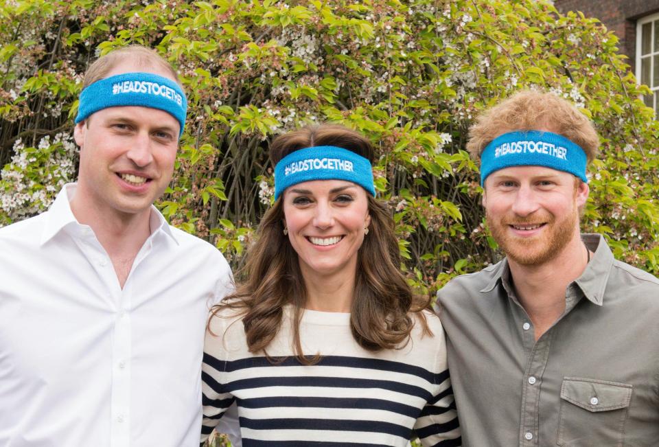  The royals support Heads Together who aim to raise awareness over mental health stigmas