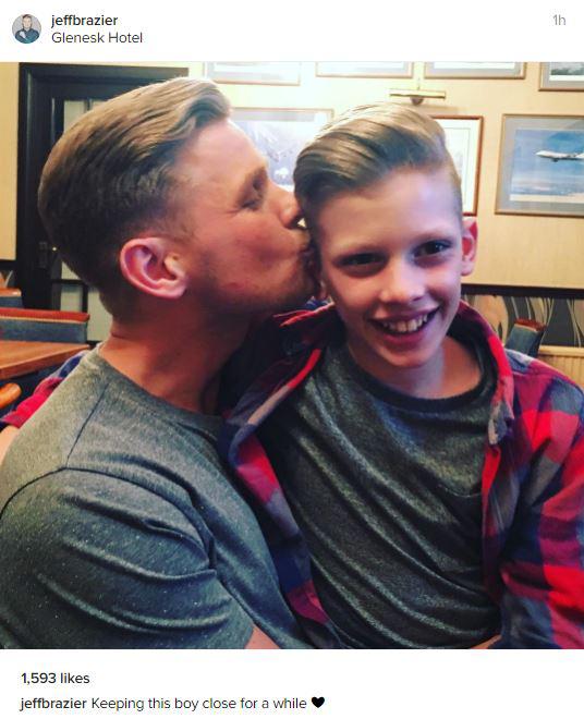  Jeff Brazier has admitted he's worried about losing his children to cancer