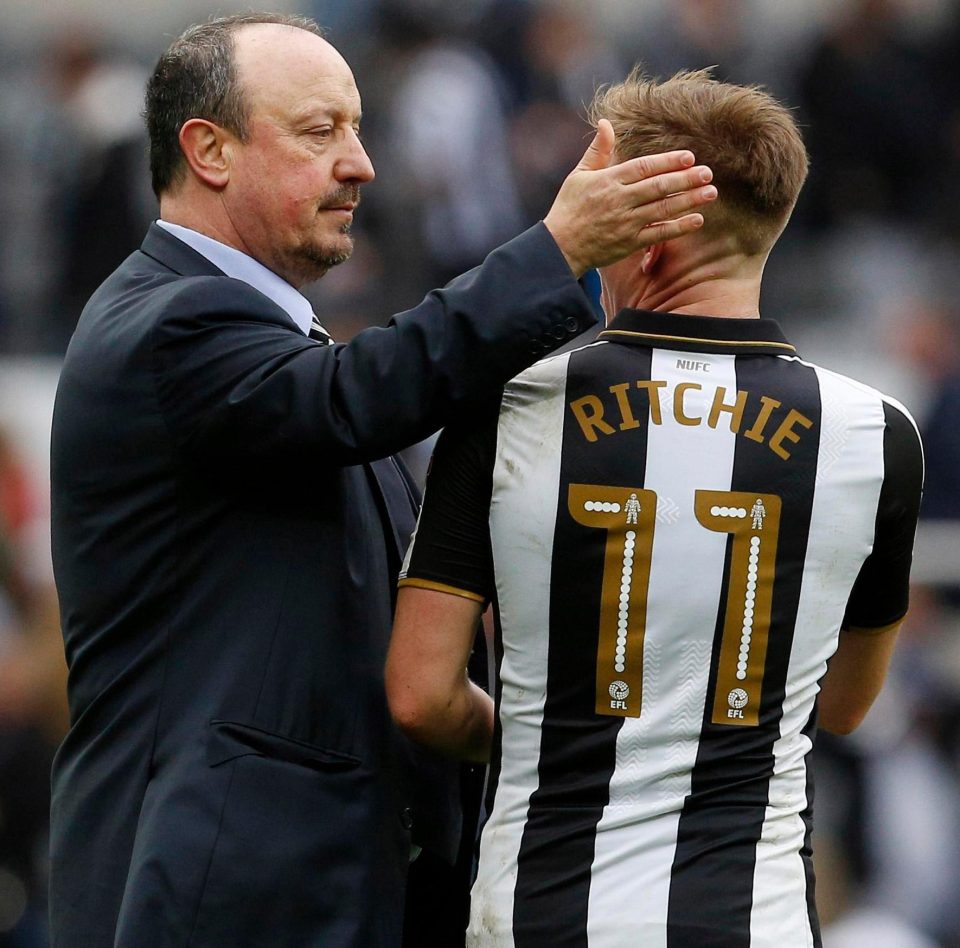  The question is... will Rafa Benitez let Ritchie go?