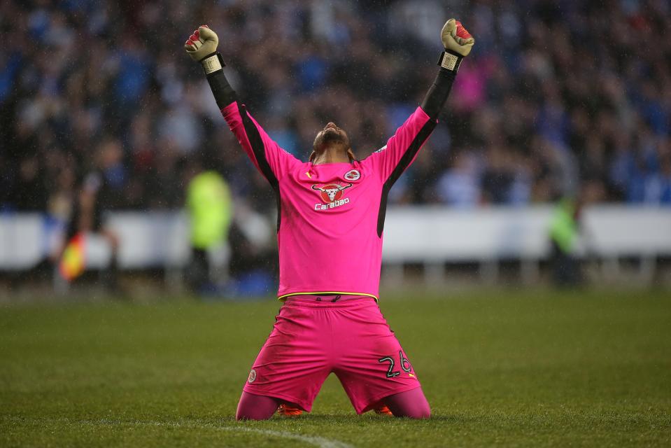  Ali Al Habsi had a dodgy moment after an off-target shot went through his hands