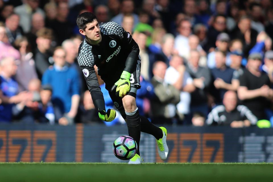 Thibaut Courtois easily walks into the Chelsea-Man City combined XI