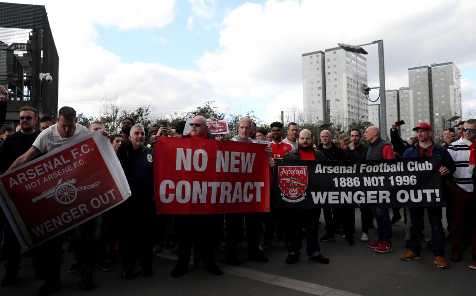 Fans have been demanding Arsene Wengers head all season