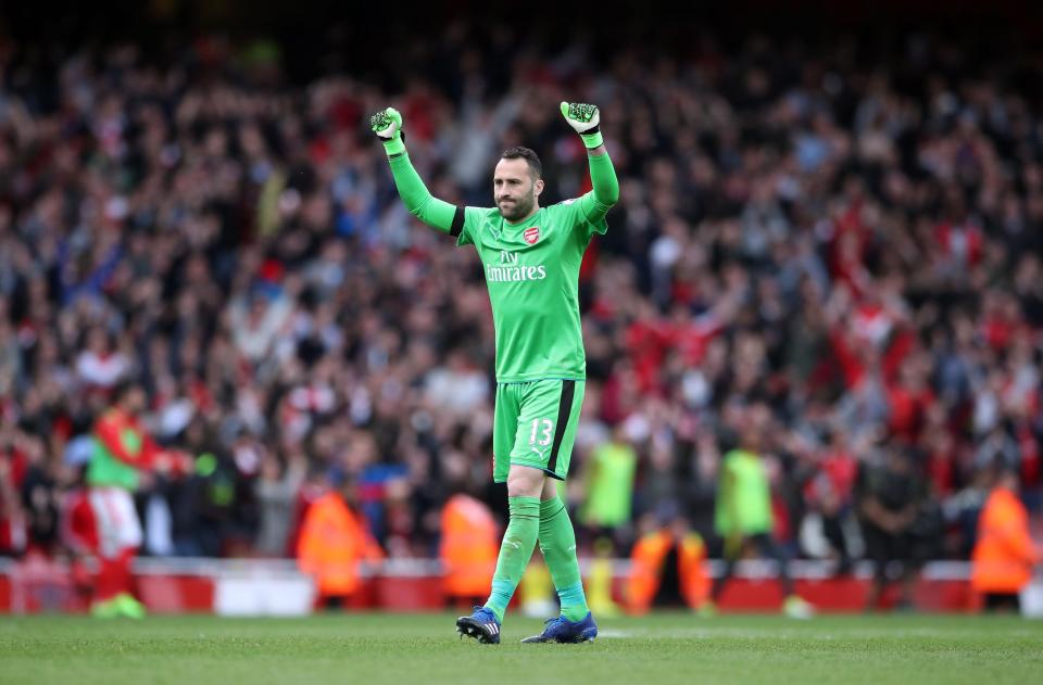  David Ospina is usually only restricted to cup matches