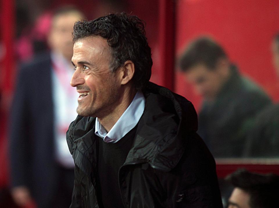  Luis Enrique guided his side to victory without Lionel Messi