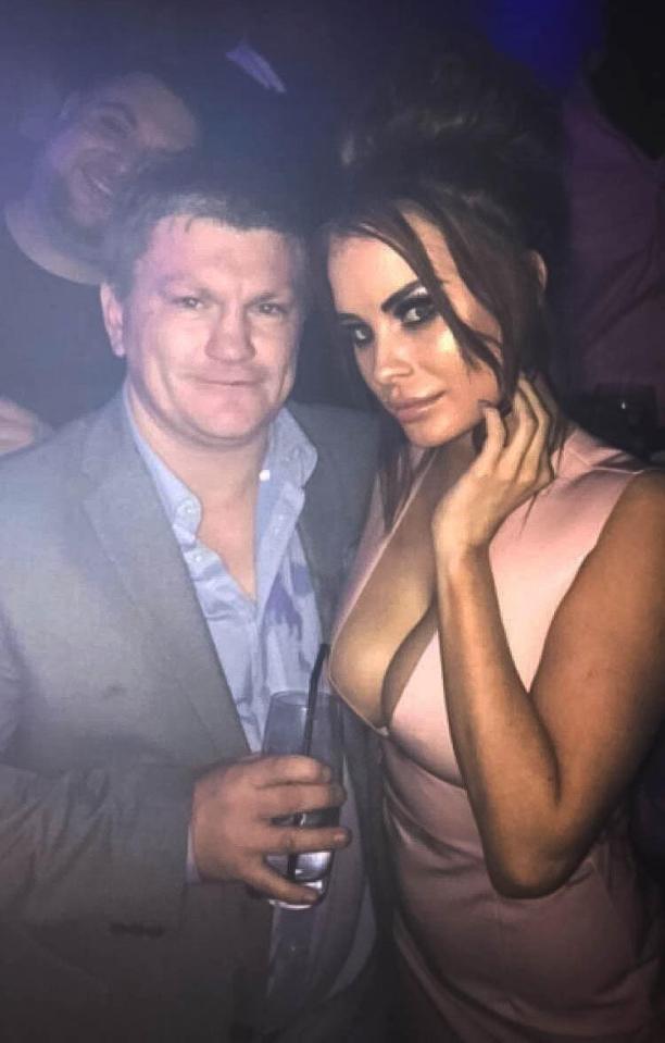 Ricky Hatton was spotted in Manchester with Playboy model Carla Howe