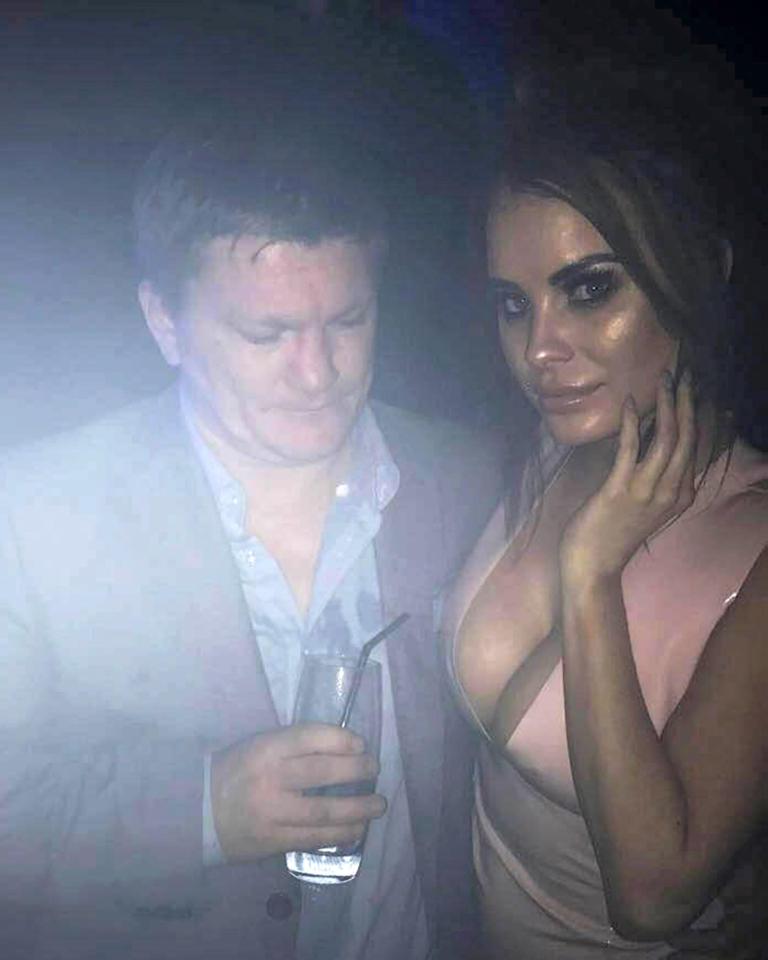 Ricky Hatton seemed VERY taken with Carla Howe when he met her on Sunday night