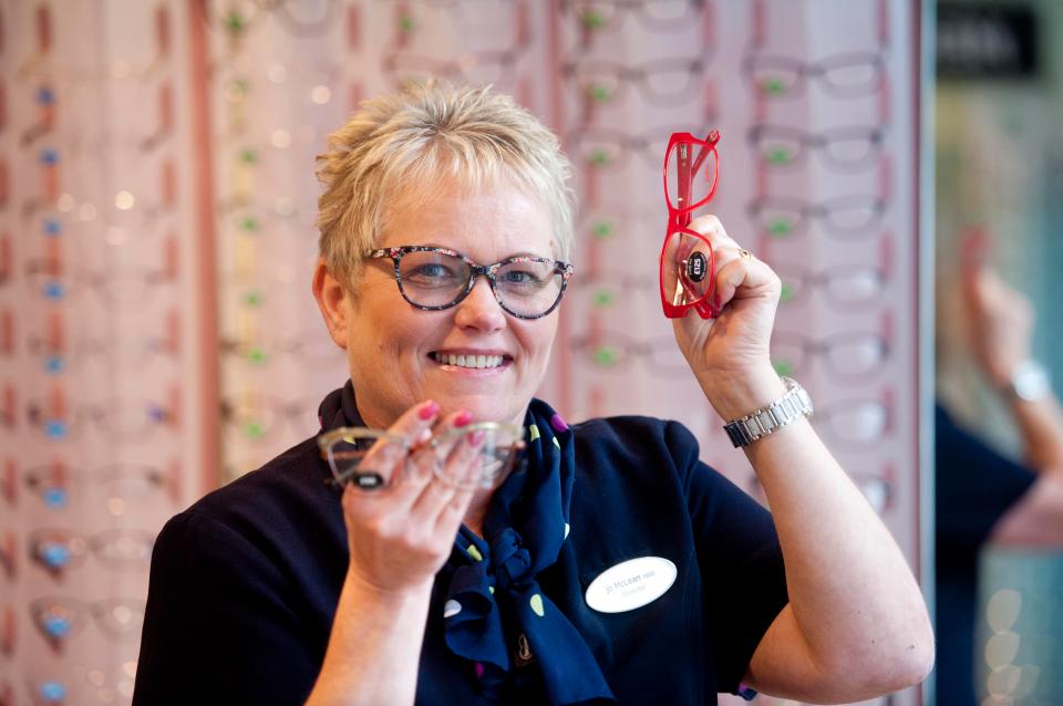  Joanna McClean started at Specsavers more than 20 years ago