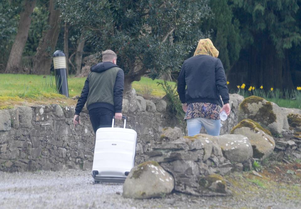 Steph might be hundreds of miles away in Liverpool, but his CBB suitcase will remind him of her 