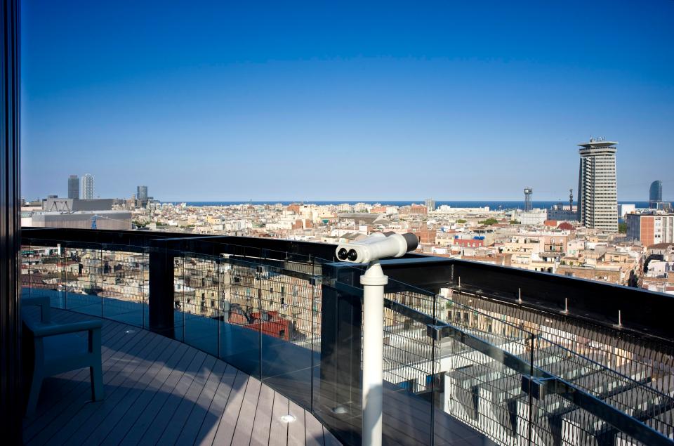  Its rooftop terrace offers 360-degree views of the city